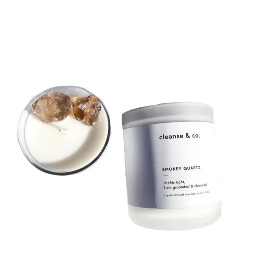 CLEANSE & CO Smoky Quartz Candle