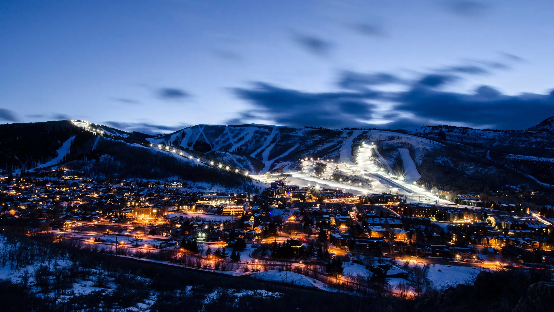 Park City at night