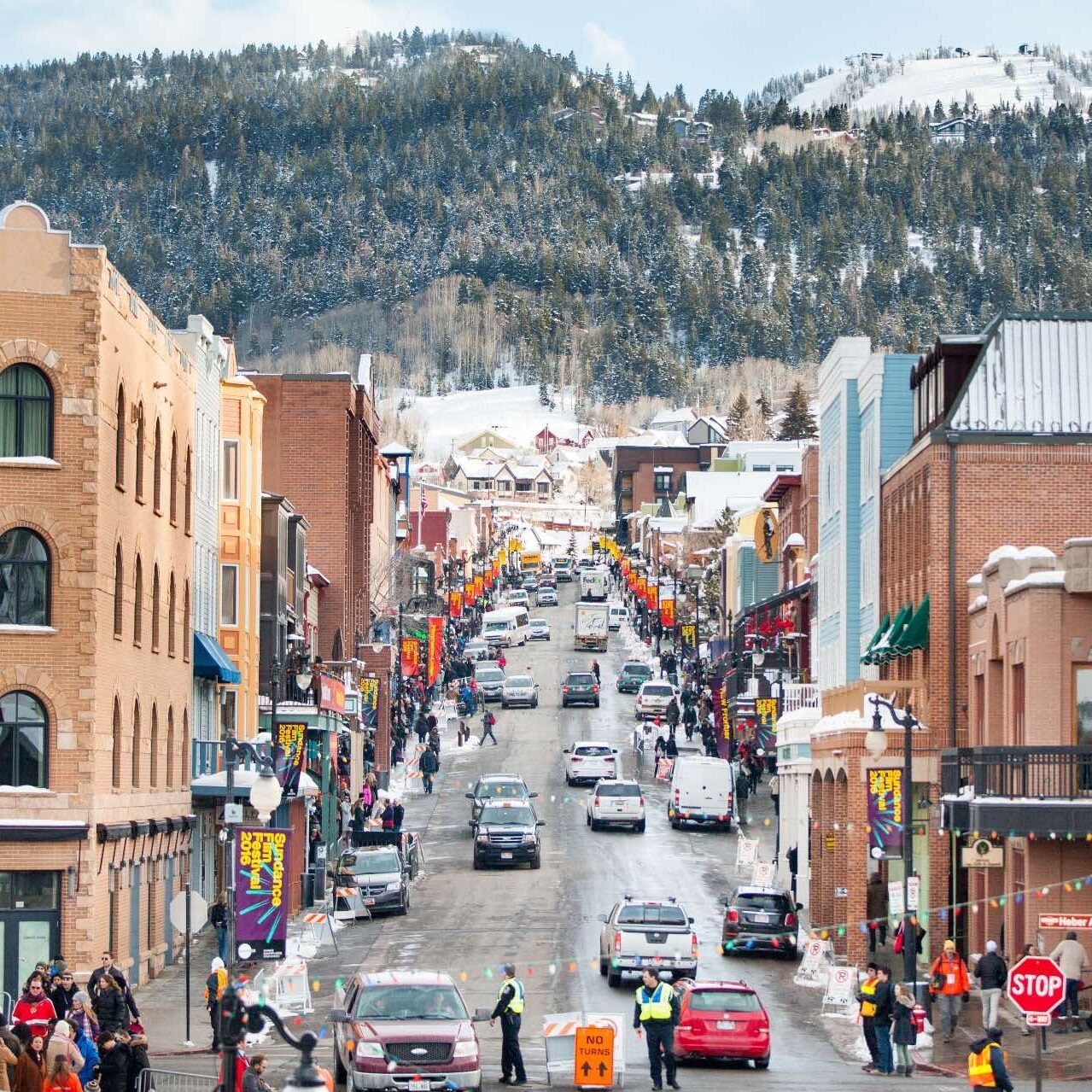 The historic main street