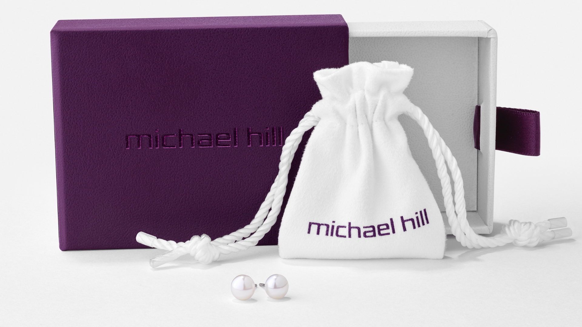 MHJ Pearl earings Pear earrings available from Michael Hill Jeweller