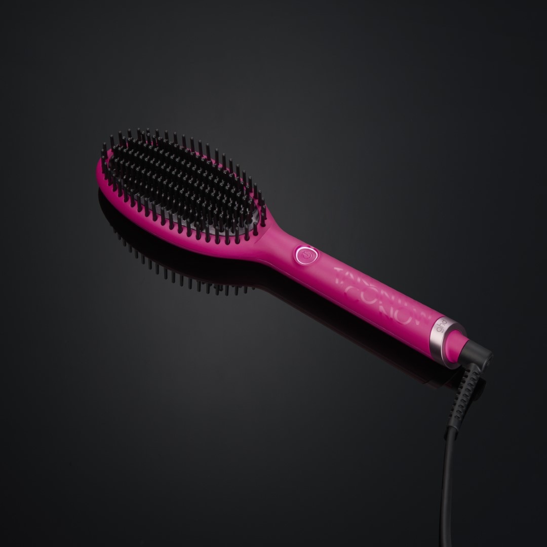 ghd glide HOT BRUSH in orchid pink