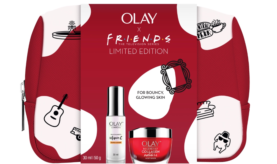 Olay x FRIENDS, The One with Bounce _ Glow Power Duo, $119
