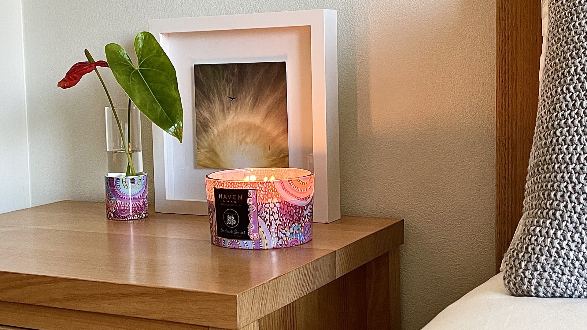 Bobbi Lockyer Candle and propogating vase Bobbi Lockyer Candle and propogating vase