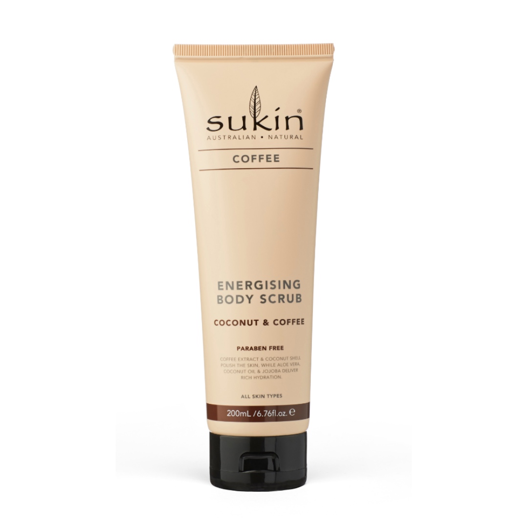 Sukin Naturals Energising Body Scrub – Coconut and Coffee