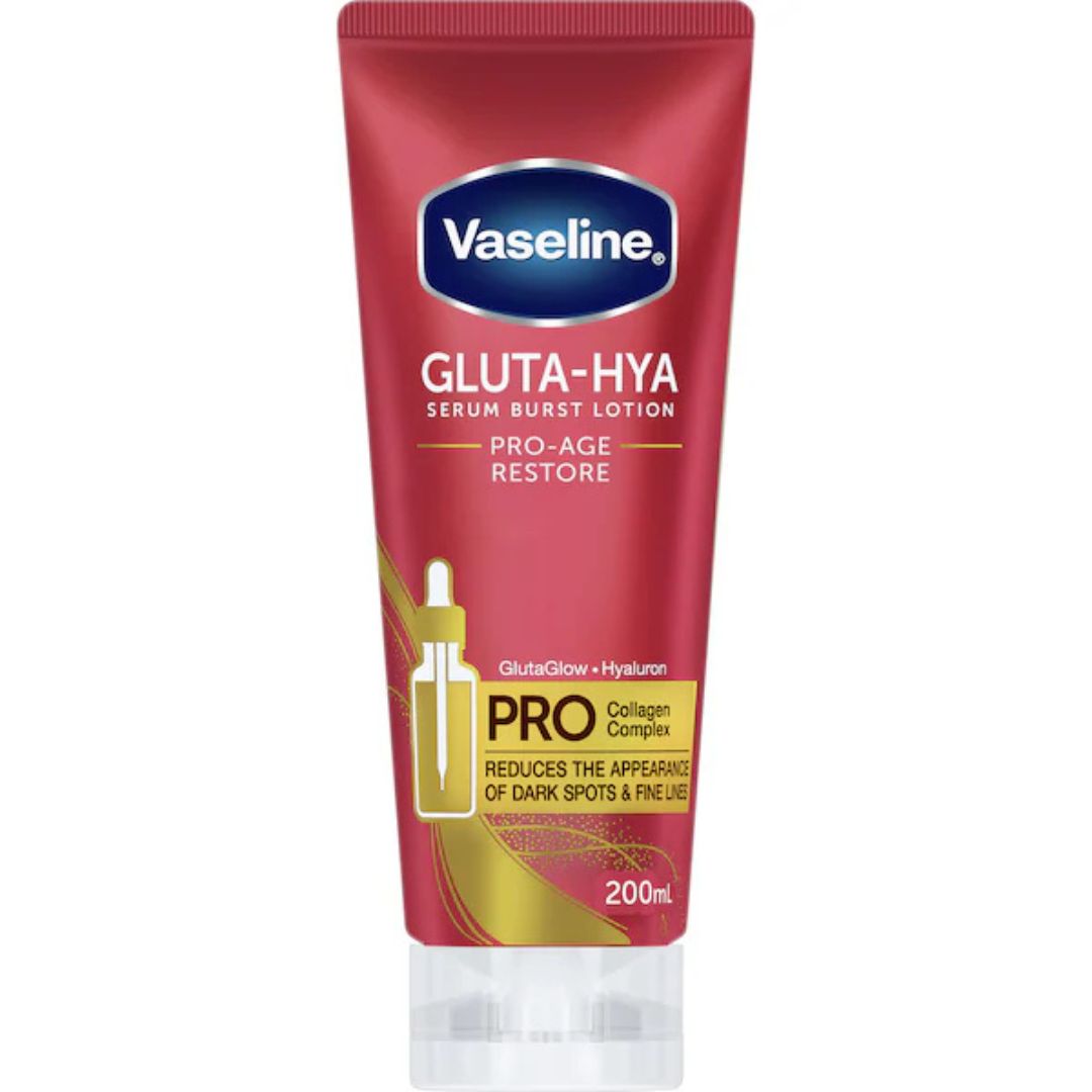 Vaseline’s Gluta-Hya Pro-Age Restore Lotion $11